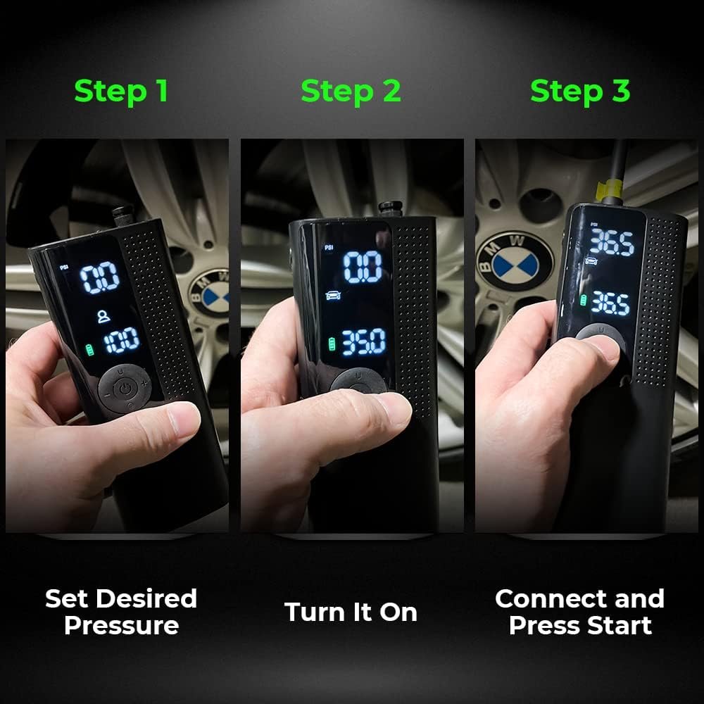 Airmoto Tire Inflator Portable Air Compressor Image 3