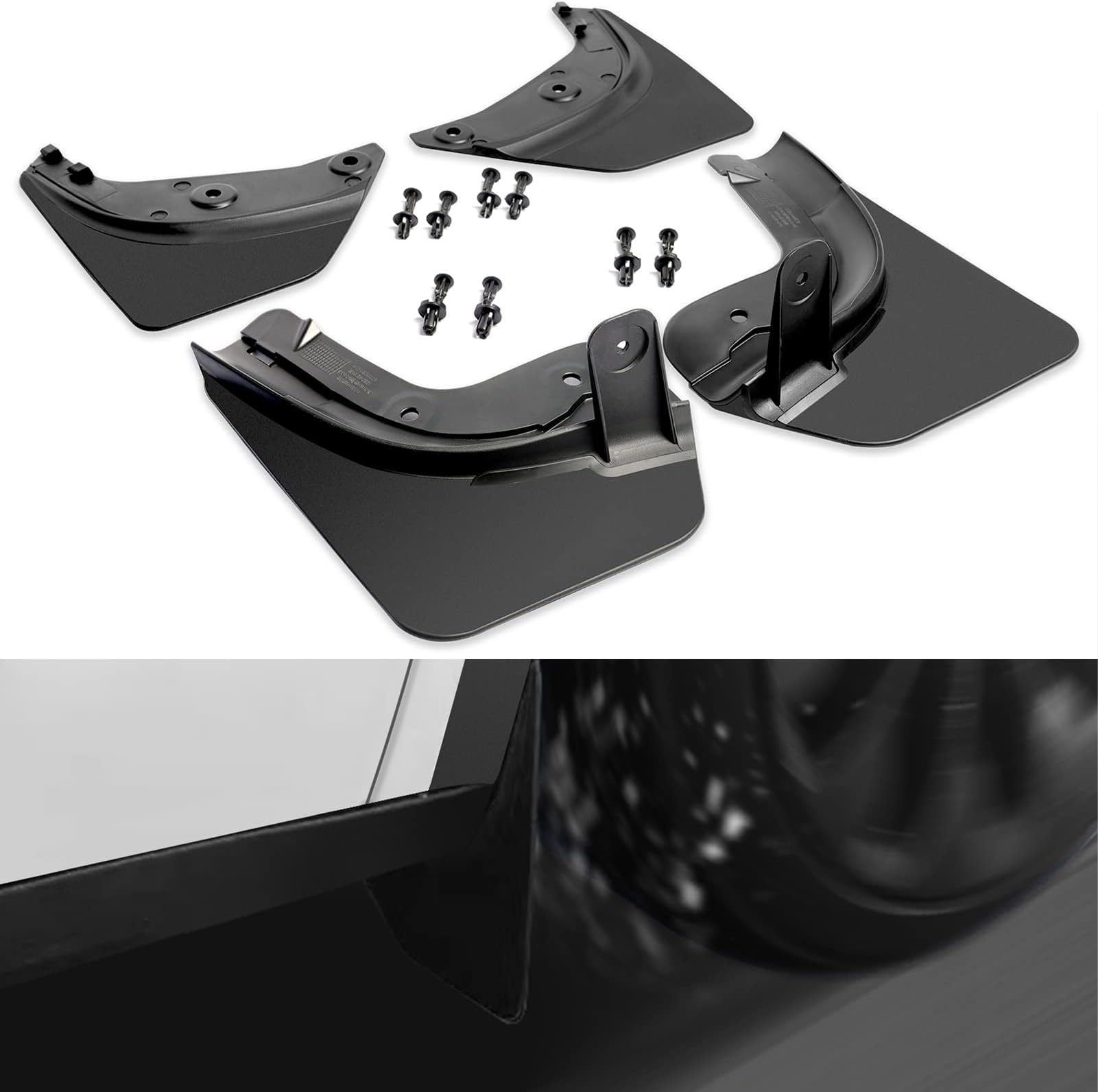 BASENOR 2025 Upgraded Tesla Model Y Mud Flaps Splash Guards Image 4
