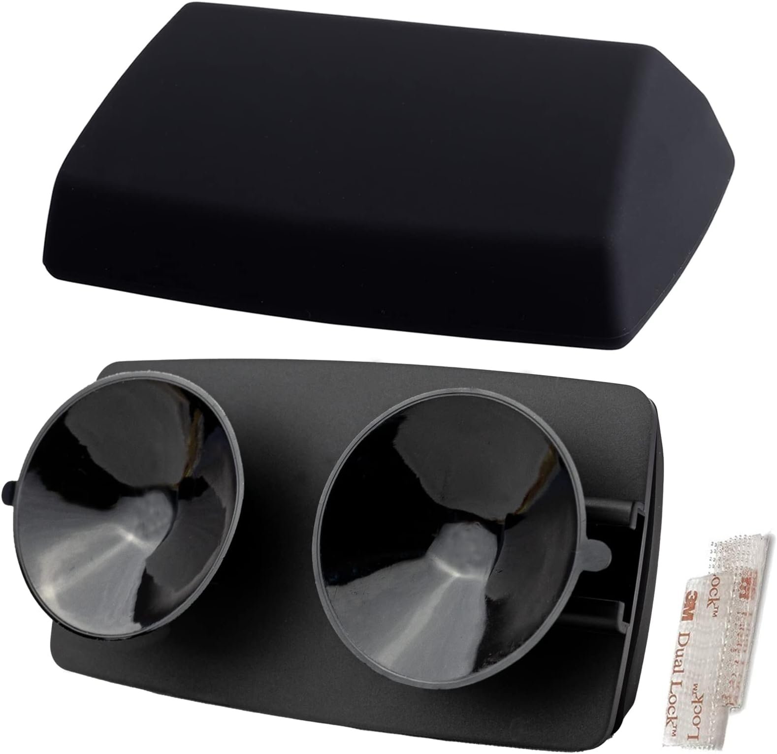 EZpass Holder. Black Look Inside & Outside Image 2