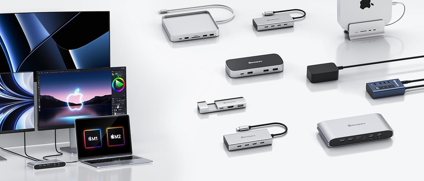 Minisopuru iExpandMate MINI4PRO Mac Mini M4 Dock Image 3