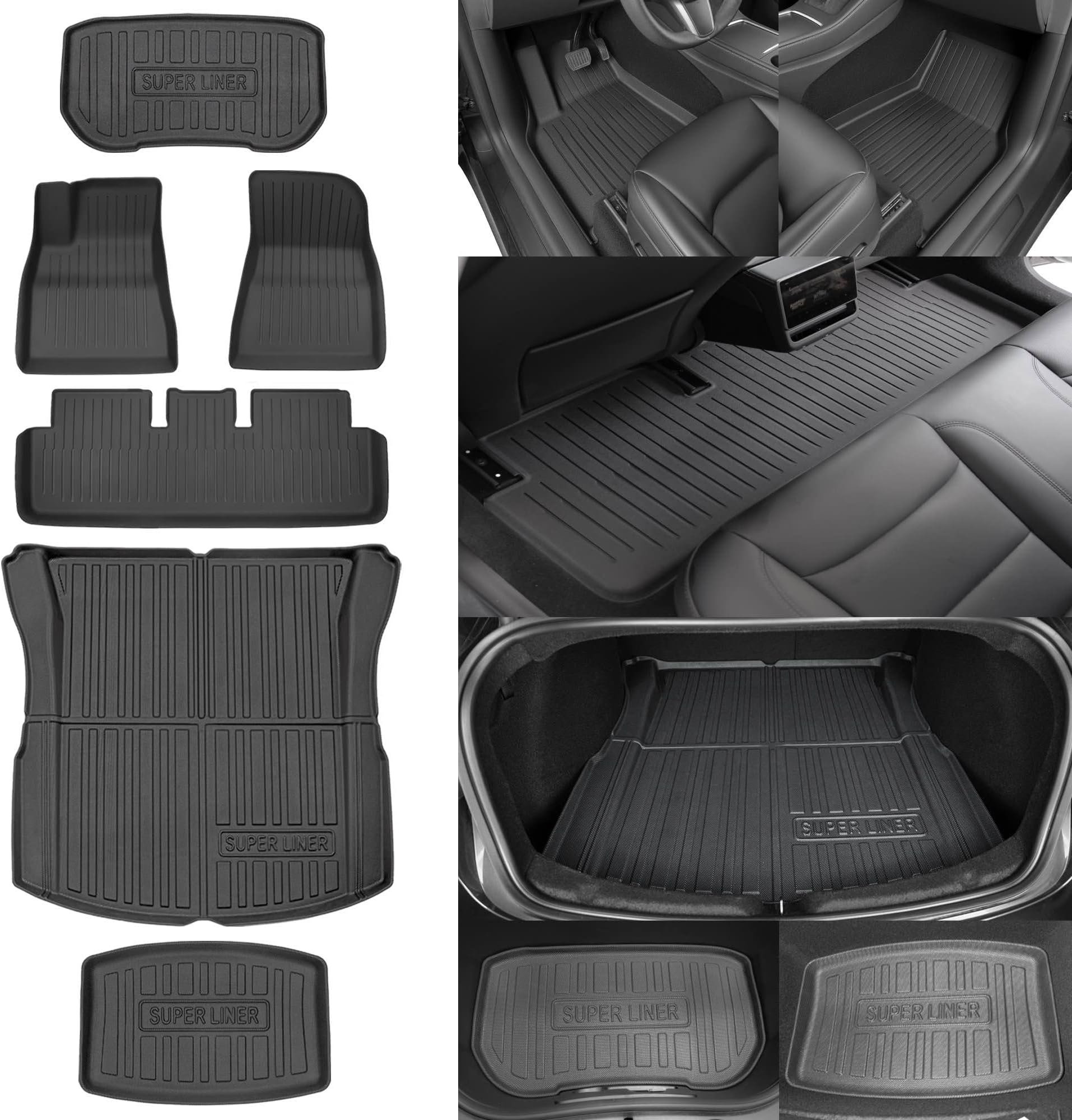 SUPER LINER Floor Mats for Tesla 2021-2024 2025 Image 3