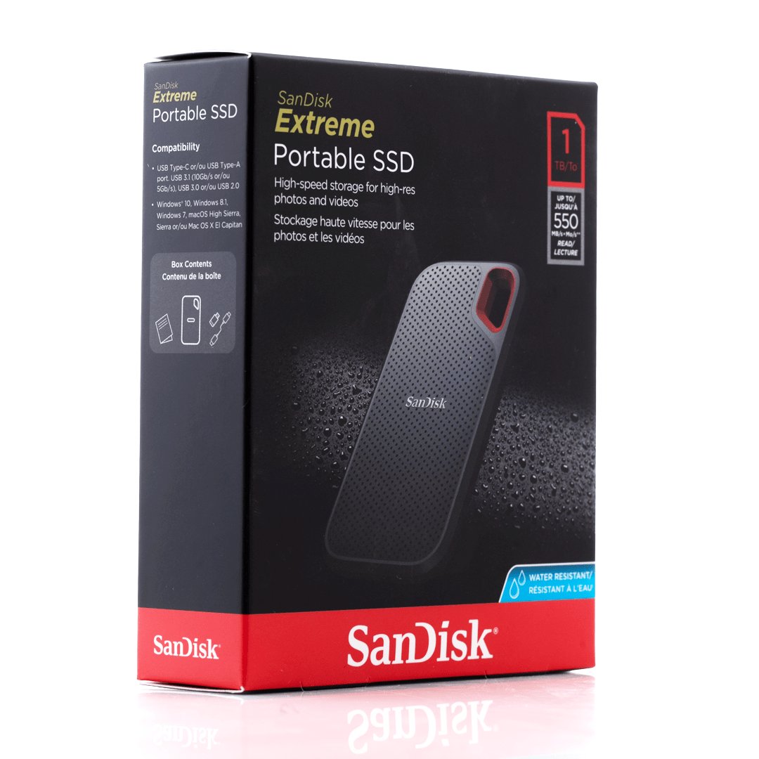 SanDisk 1TB Extreme Portable SSD - Up to 1050MB/s, USB-C, USB 3.2 Gen 2, IP65 Water and Dust Resistance, Updated Firmware Image 4