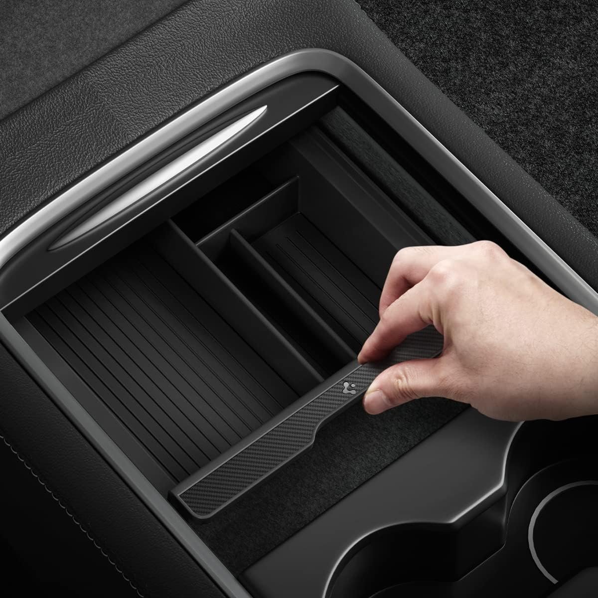 Spigen Tesla Model 3/Y Center Console Organizer Image 1