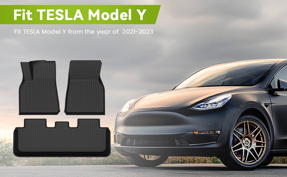 Tesla Model Y All-Weather Floor Mats Image 4