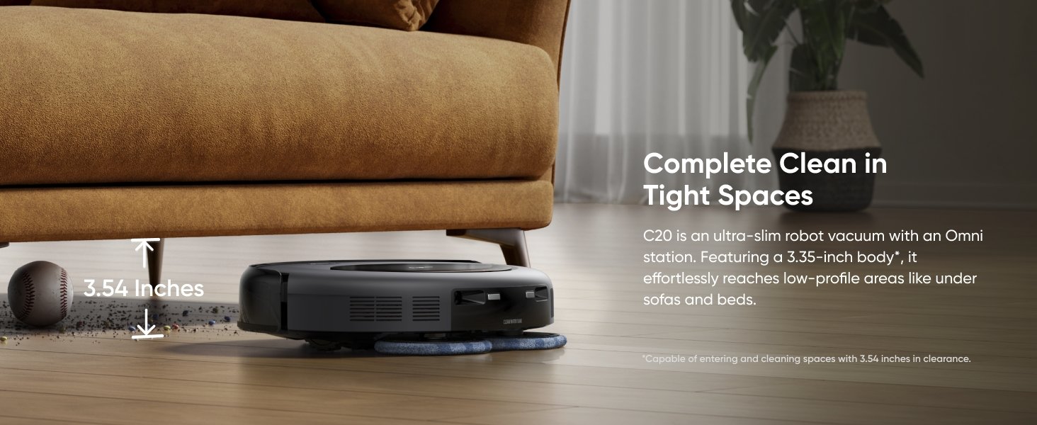 eufy Robot Vacuum Omni C20, Robot Vacuum and Mop Combo Image 3