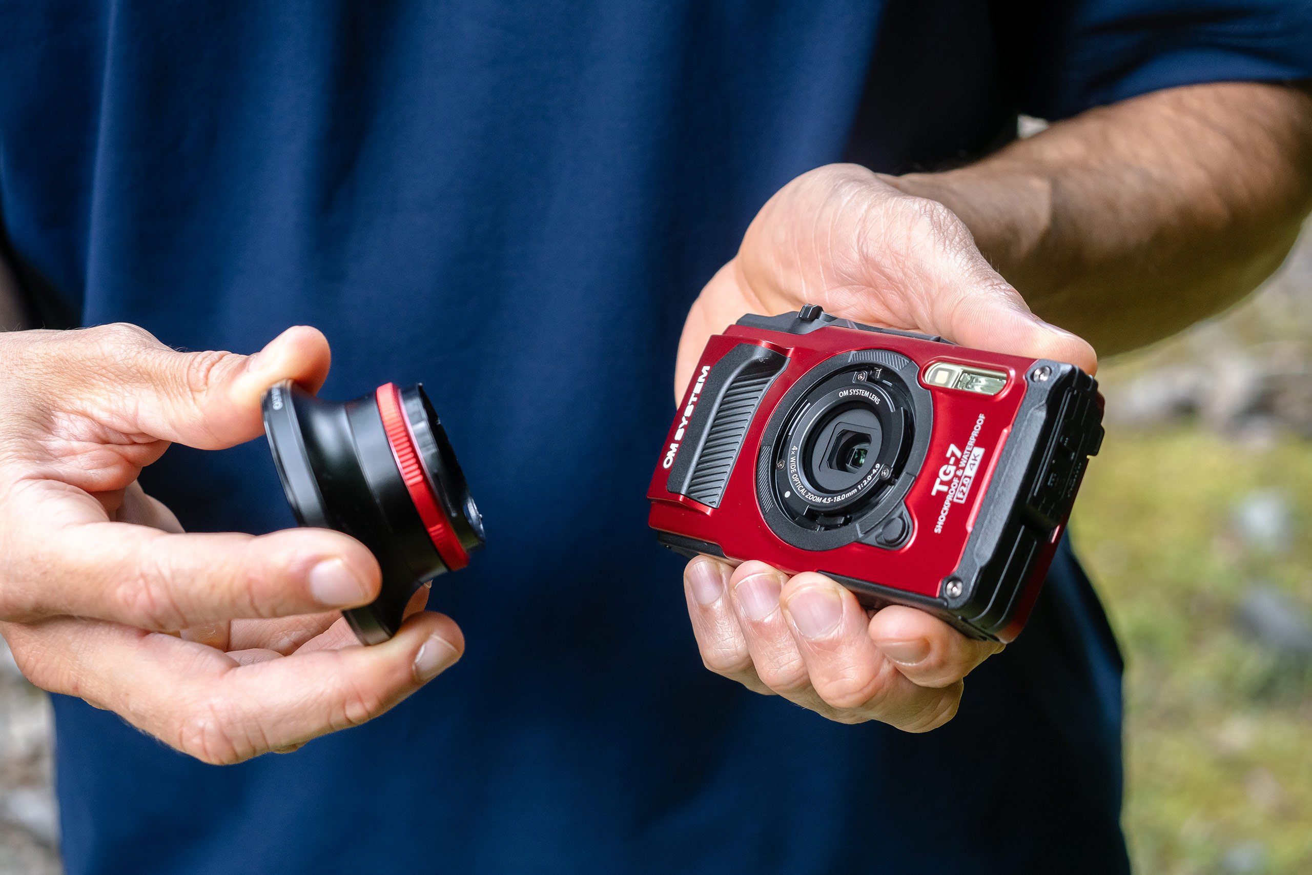 OM SYSTEM Tough TG-7 Black Underwater Camera Image 4