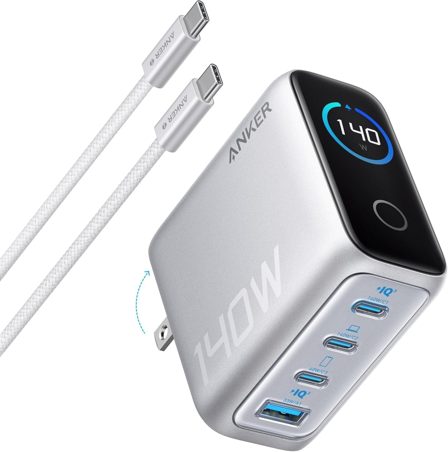 Anker 140W 4-Port Charger Image 2