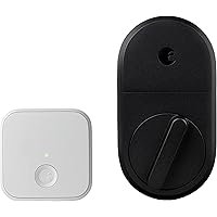 August Home, Matte Black Wi-Fi Connected Smart Keyless Entry Door Lock (4th Generation) Image 3