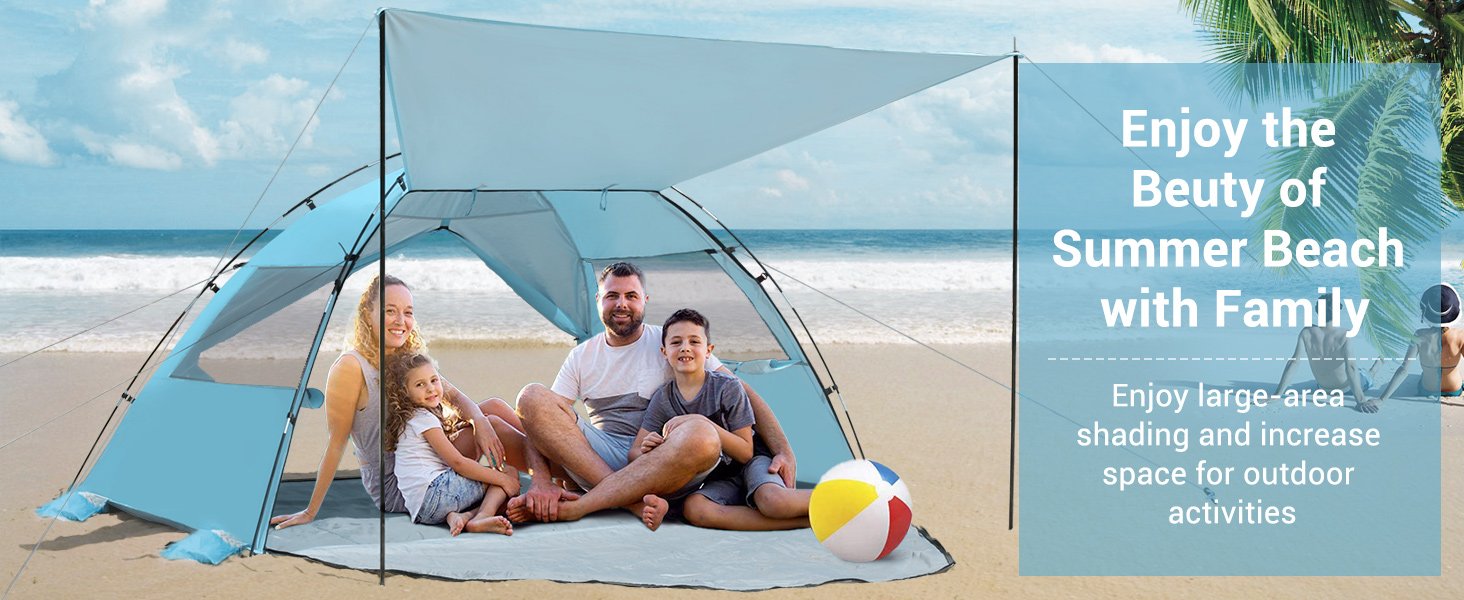 Elegear Beach Tent Sun Shelter Image 2