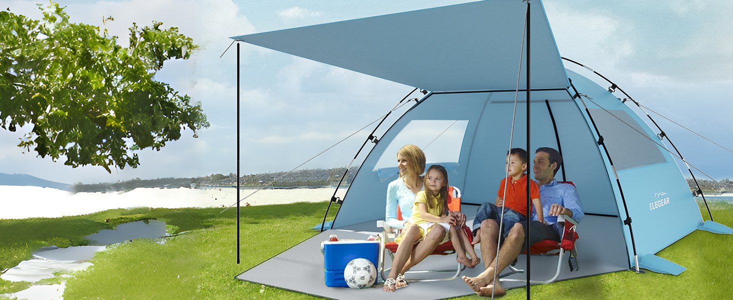 Elegear Beach Tent Sun Shelter Image 4