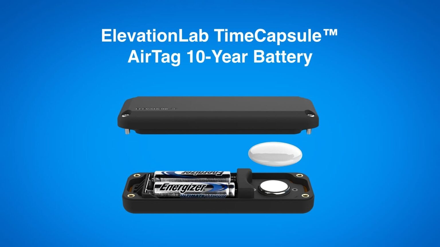 Elevation Lab TimeCapsule AirTag 10-Year Battery Case Image 2