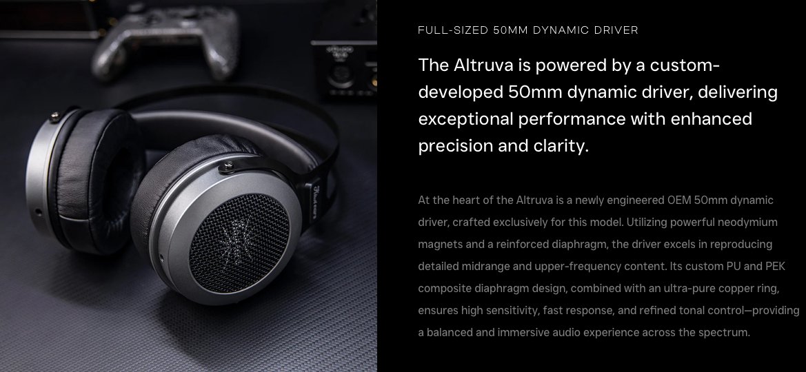 Kiwi Ears Altruva Hi-Fi 50mm Dynamic Driver Headphones Image 3