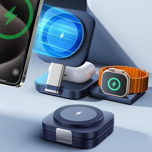 LISEN for MagSafe Charger Stand for iPhone and Apple Watch Charging Station Image 4