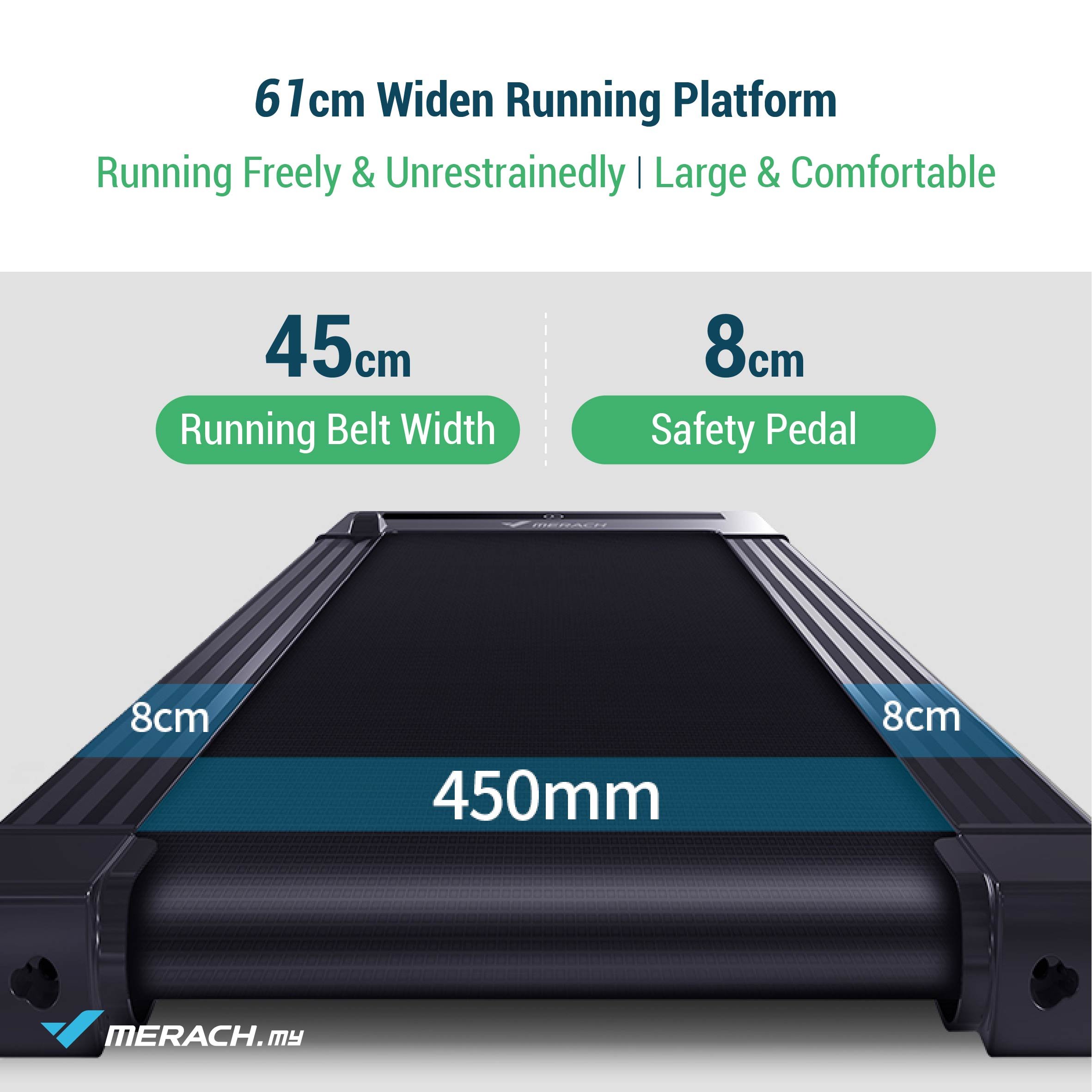 Merach Fitness Folding Treadmill Image 4