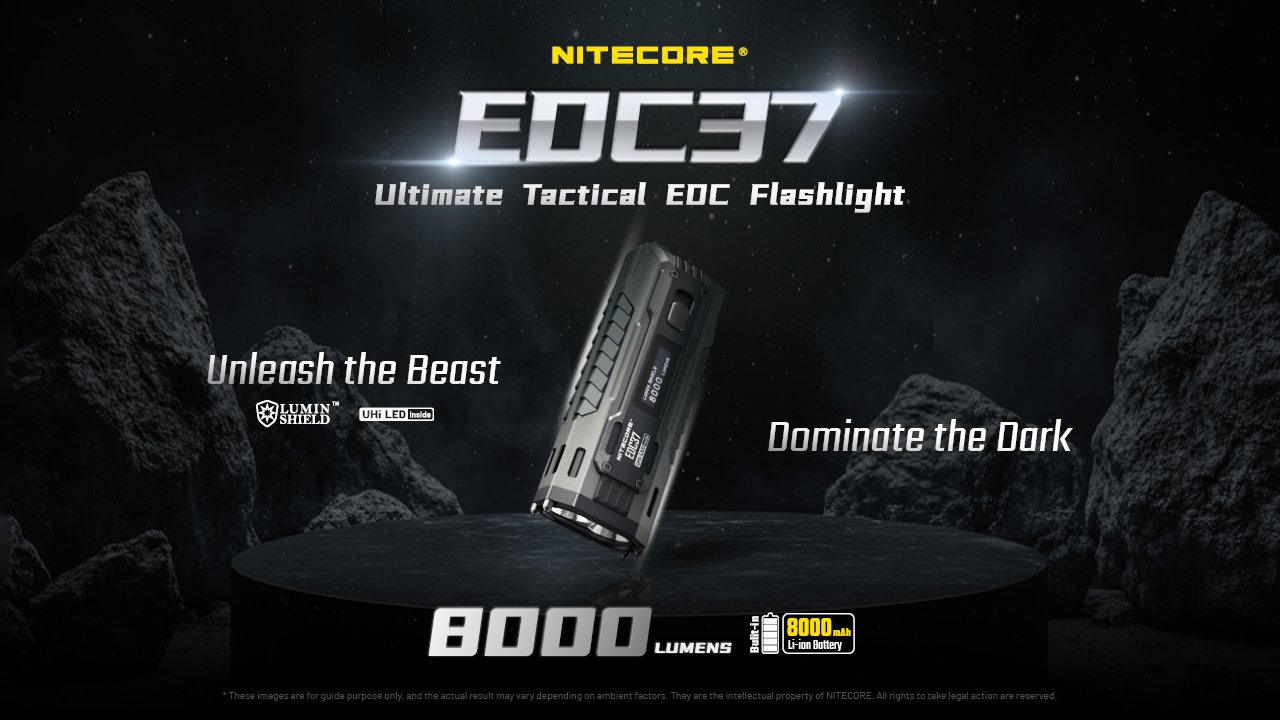 Nitecore EDC37 tactical flashlight Image 3