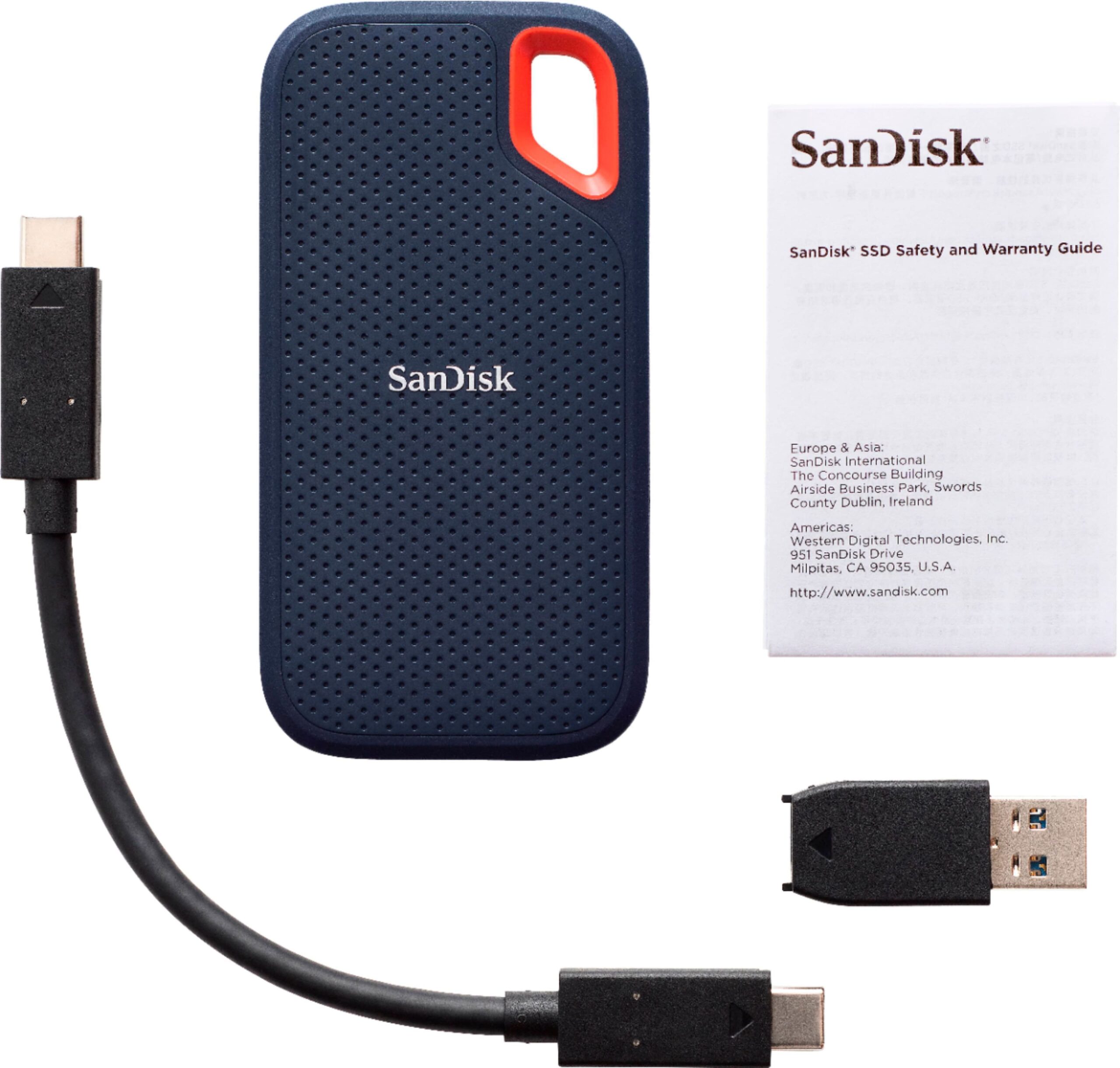 SanDisk 1TB Extreme Portable SSD - Up to 1050MB/s, USB-C, USB 3.2 Gen 2, IP65 Water and Dust Resistance, Updated Firmware Image 3