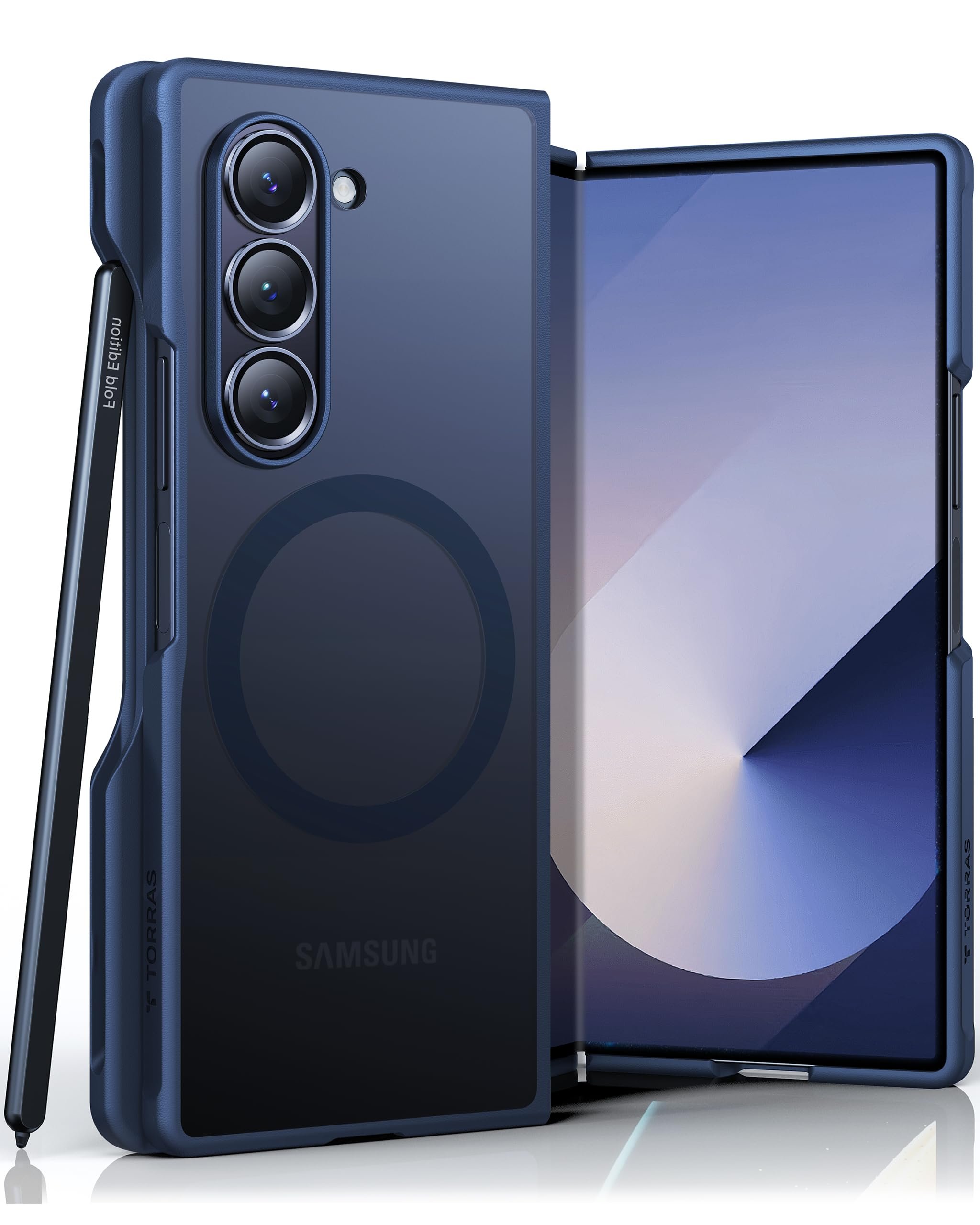 TORRAS 360 Spin Magnetic Stand for Galaxy Z Fold 7 Case Image 1