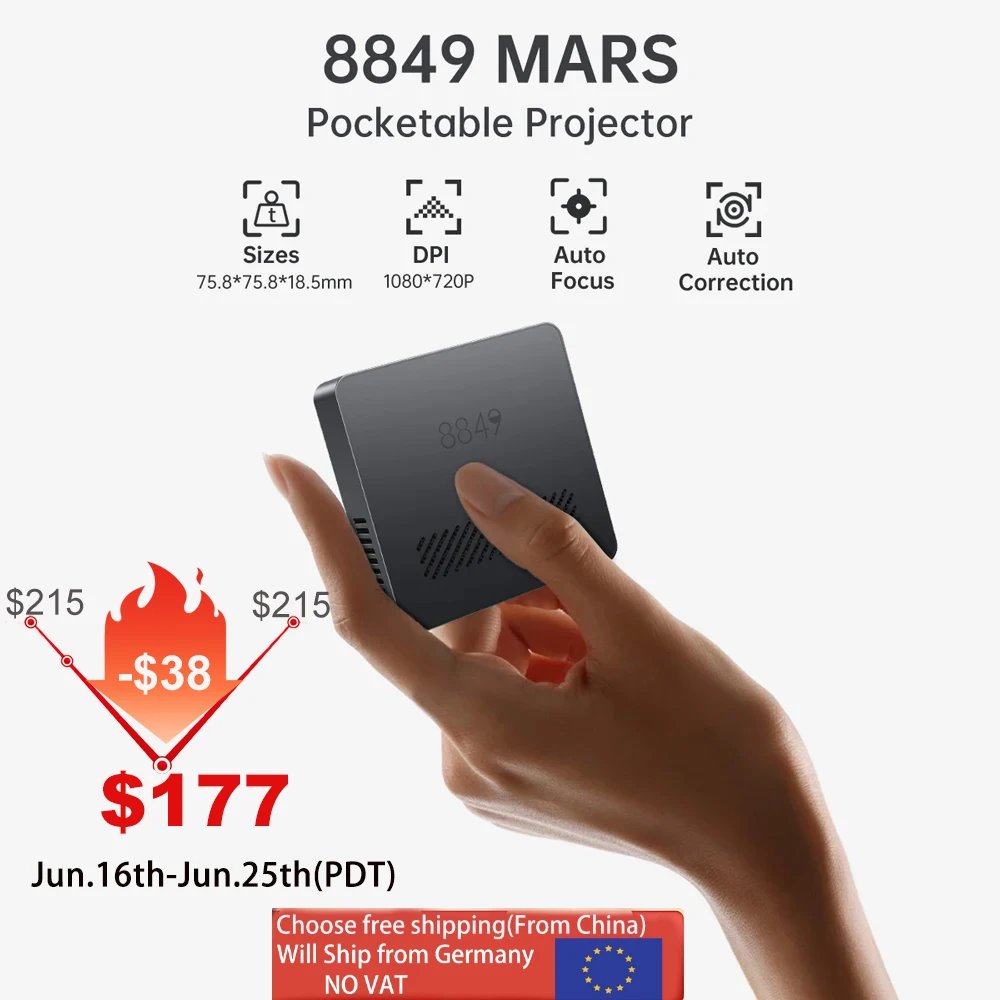 8849 Mars Mini Projector Image 2