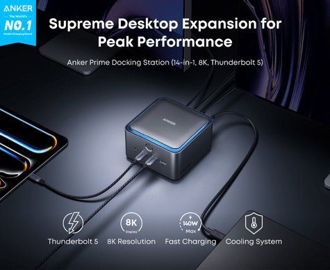 Anker Prime TB5 14-in-1 docking station Image 2
