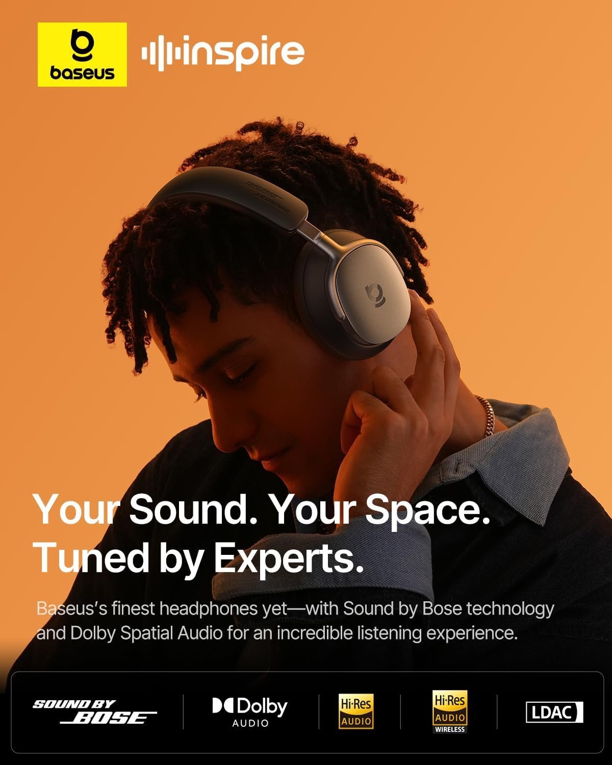Baseus Inspire XH1 ANC wireless headphones Image 2