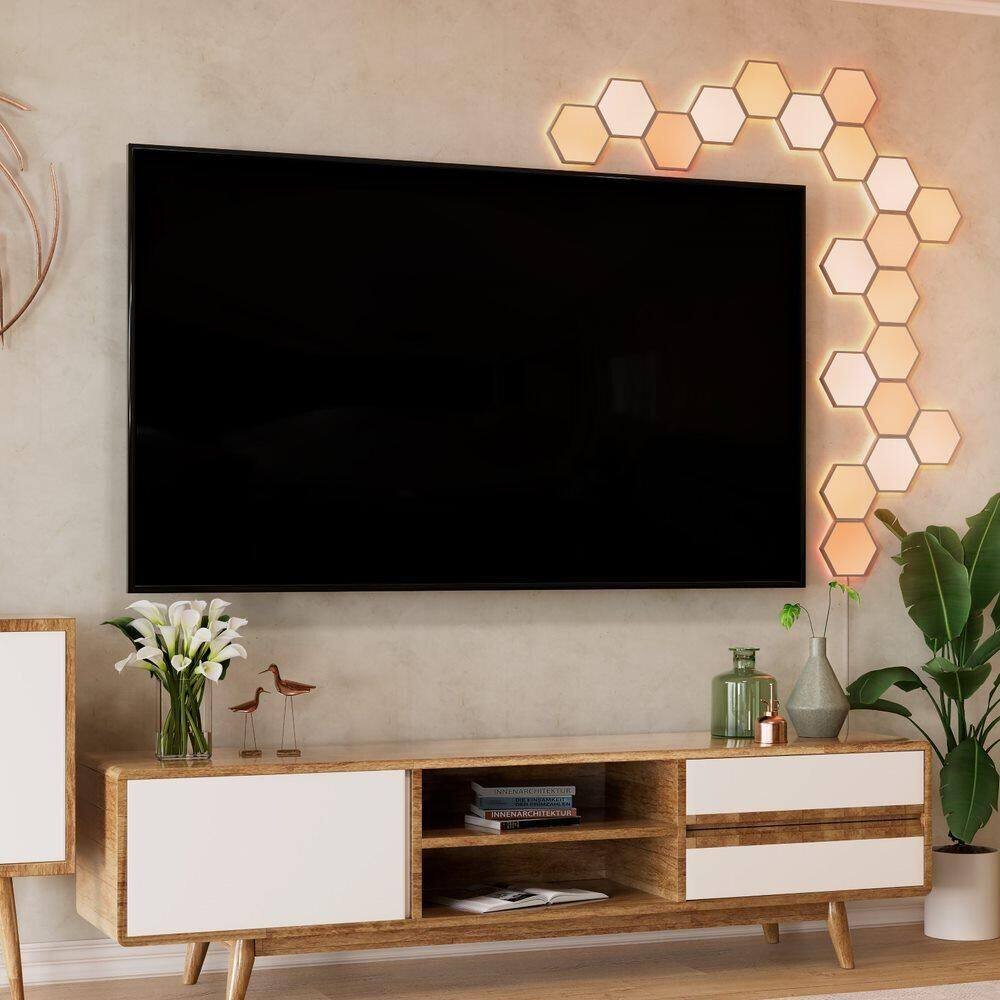 GE Cync Dynamic Effects Smart Hexagon Panels Image 2