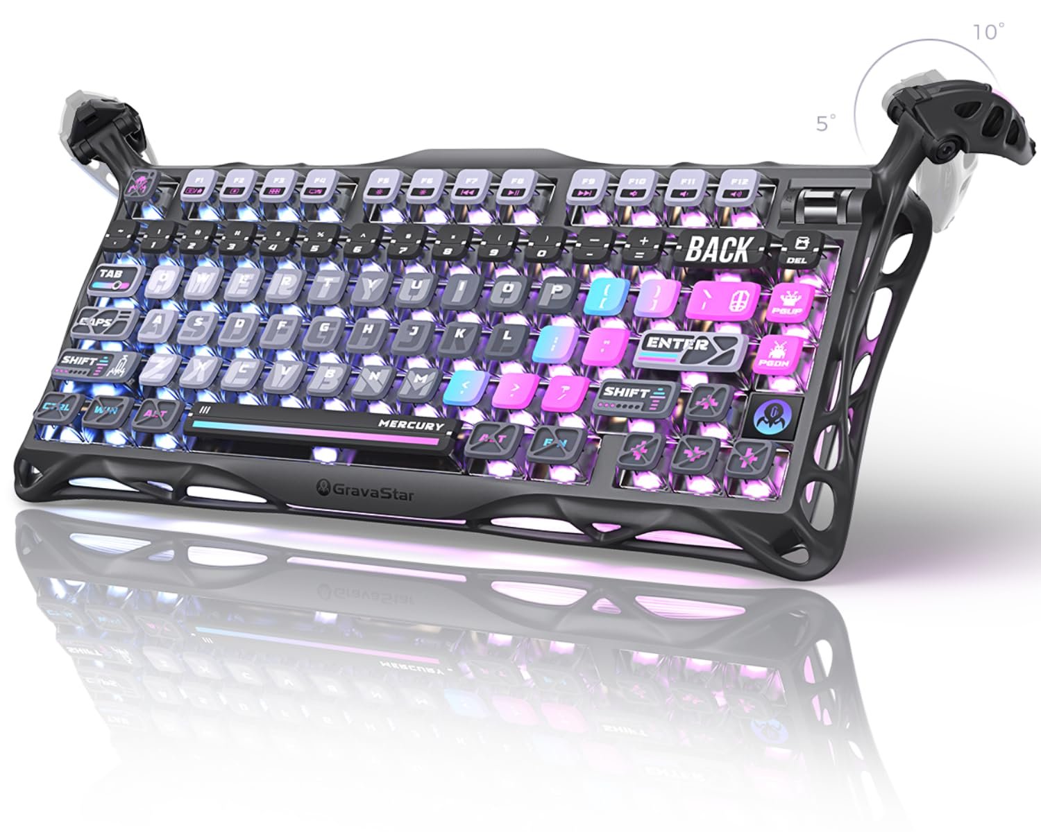 Gravastar Mercury V75 Pro gaming keyboard Image 3