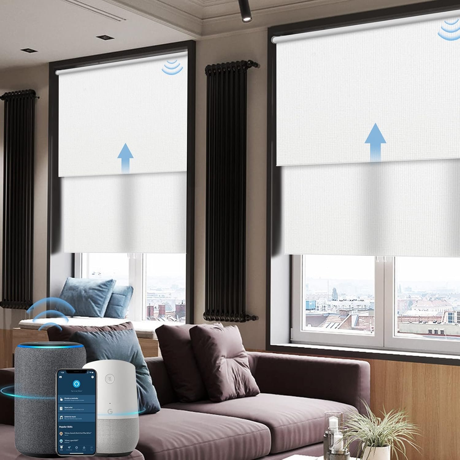 Graywind Motorized Dual Shades Image 4