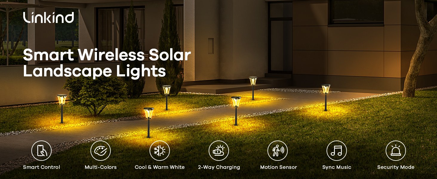 Linkind Smart Solar Pathway Light (SP6) Image 1