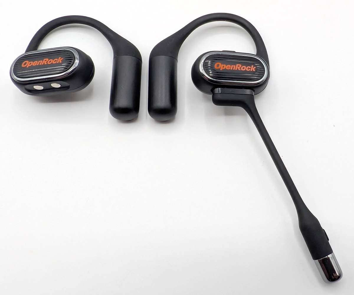 OpenRock Link 20 Open-Ear Earbuds with Detachable Magnetic Mic Image 2
