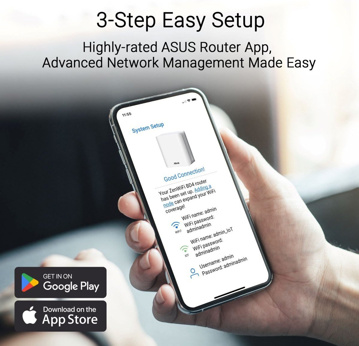 ZenWiFi BD4 Wi-Fi 7 Router Image 4