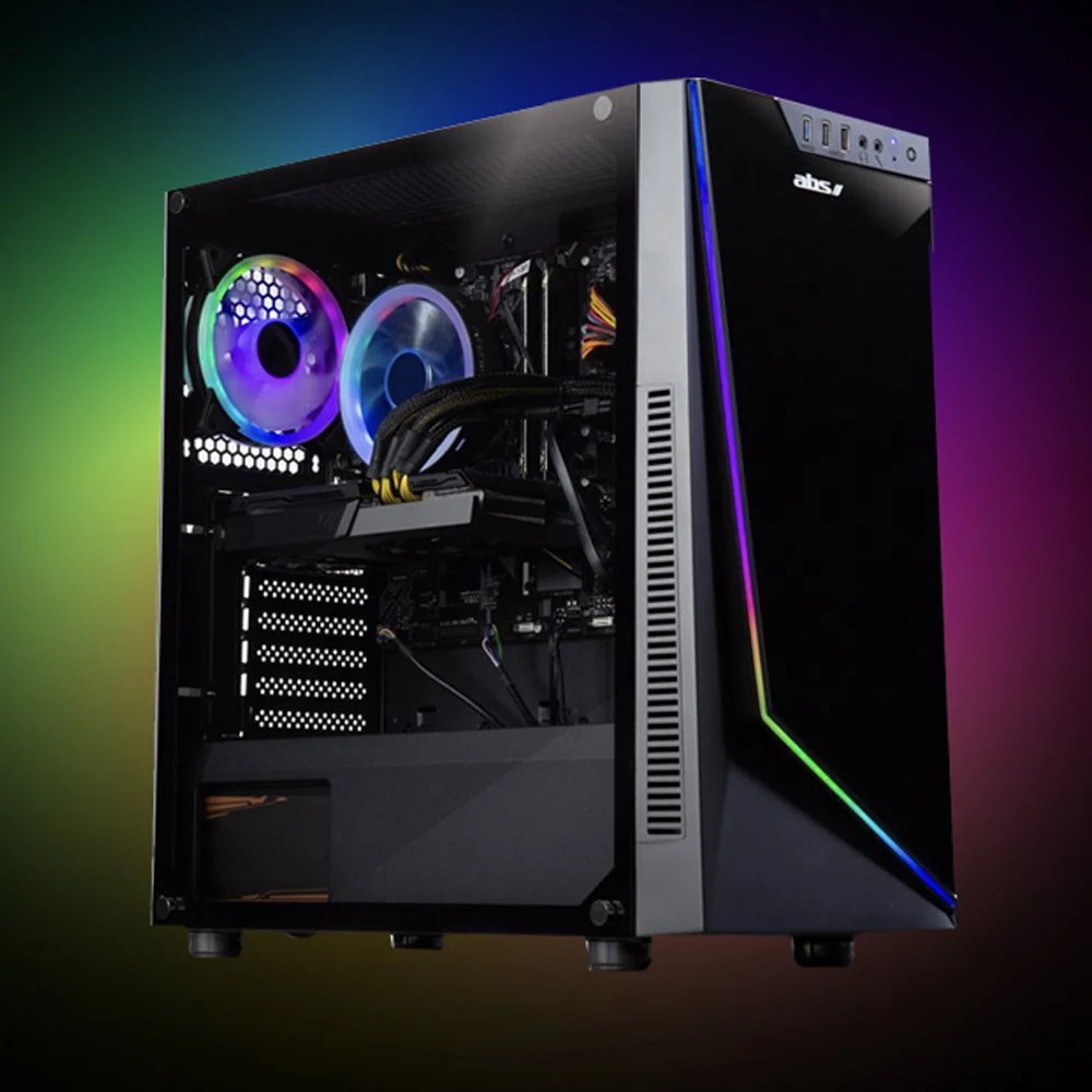 ABS Gladiator Gaming PC - side profile