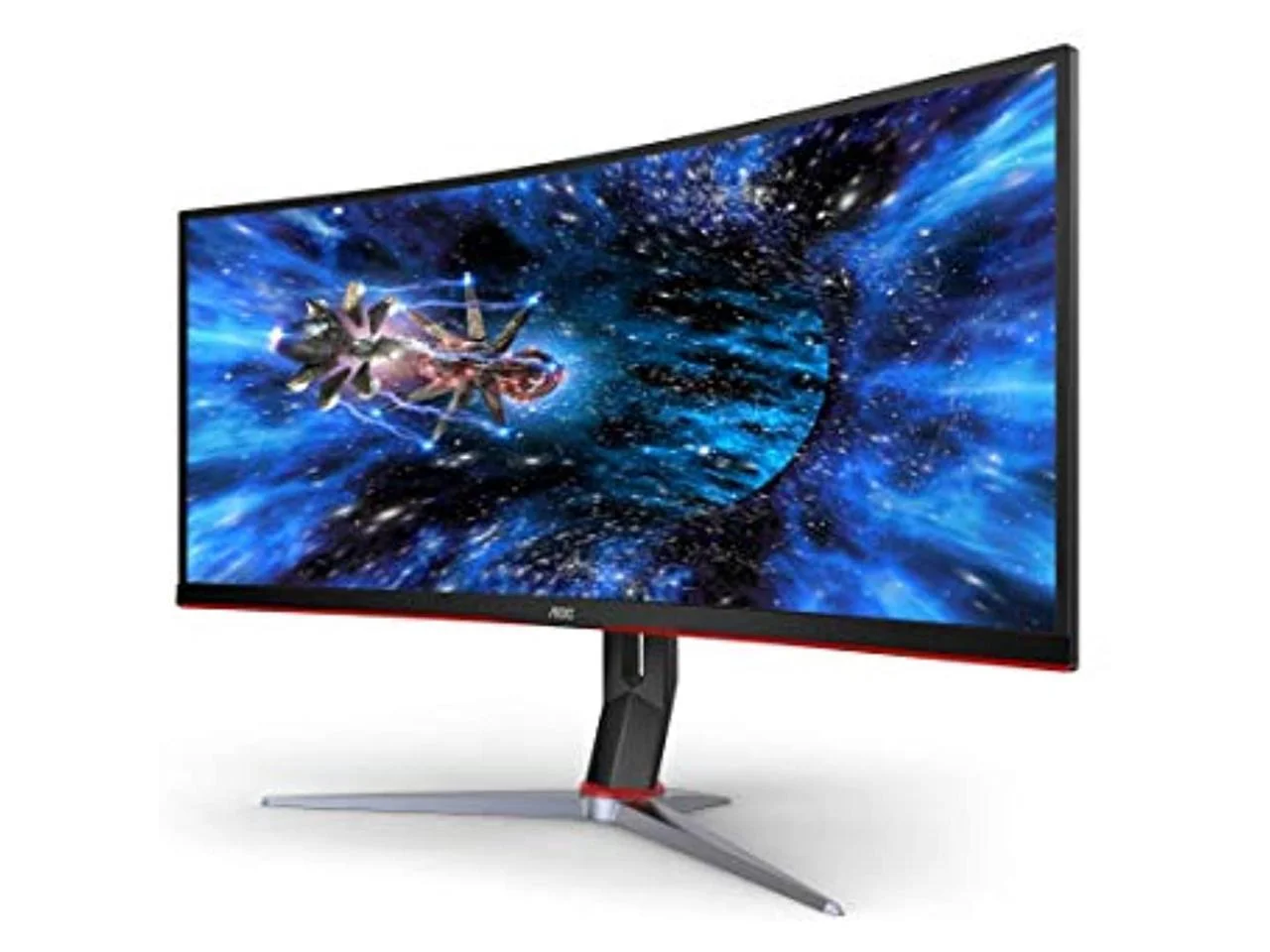 AOC CU34G2X - detail closeup AOC CU34G2X - detail closeup