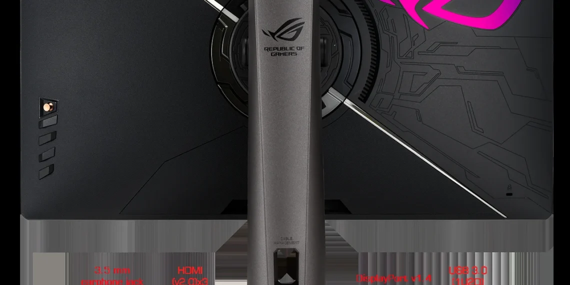 ASUS ROG Swift PG279QM - front design view