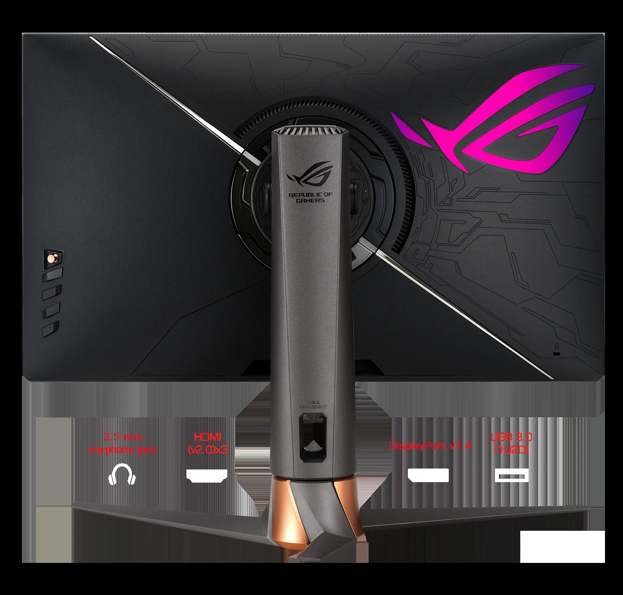 ASUS ROG Swift PG279QM - front design view ASUS ROG Swift PG279QM - front design view