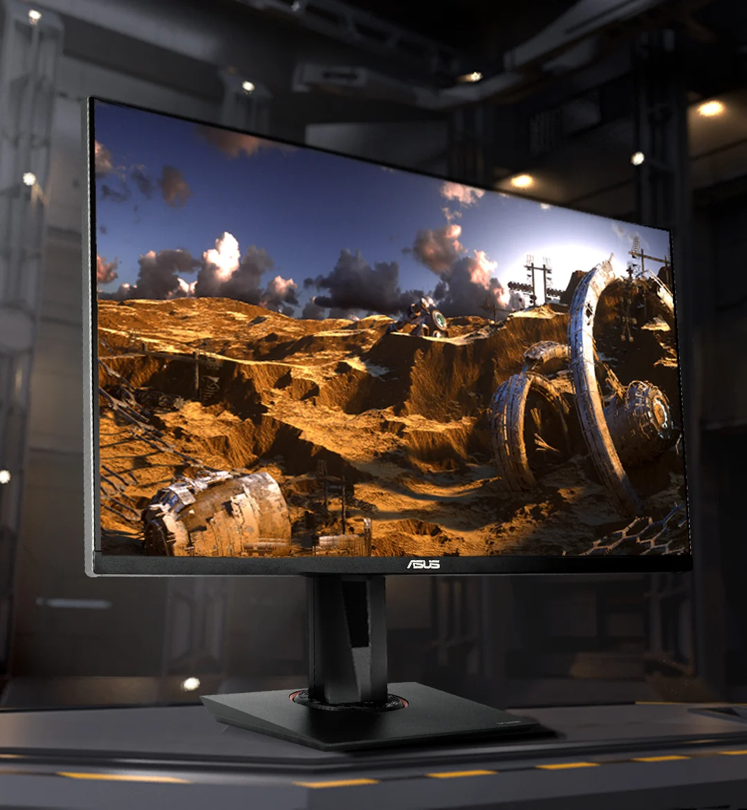 ASUS TUF Gaming VG27AQ - in-use shot ASUS TUF Gaming VG27AQ - in-use shot