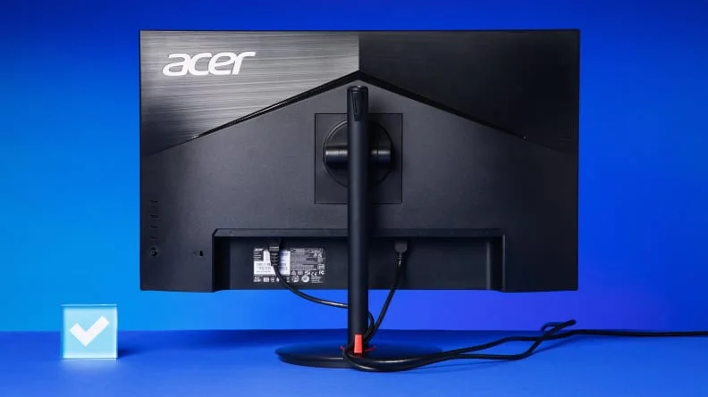 Acer Nitro XV272U - in-use shot Acer Nitro XV272U - in-use shot