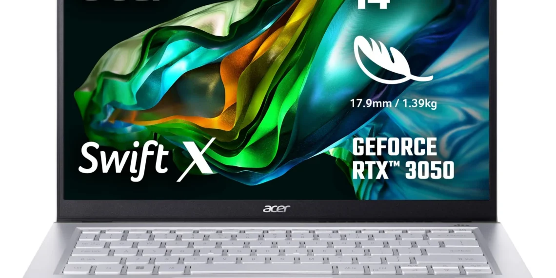 Acer Swift X (SFX14-42G) - front design view