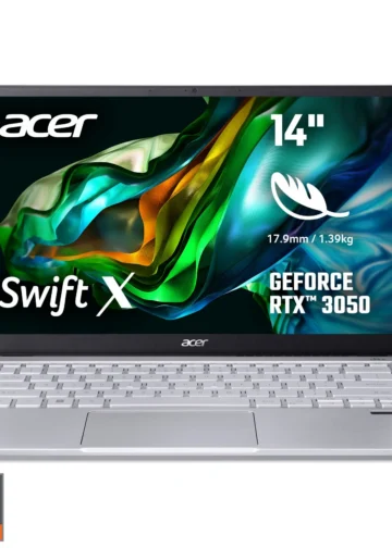 Acer Swift X (SFX14-42G) - front design view