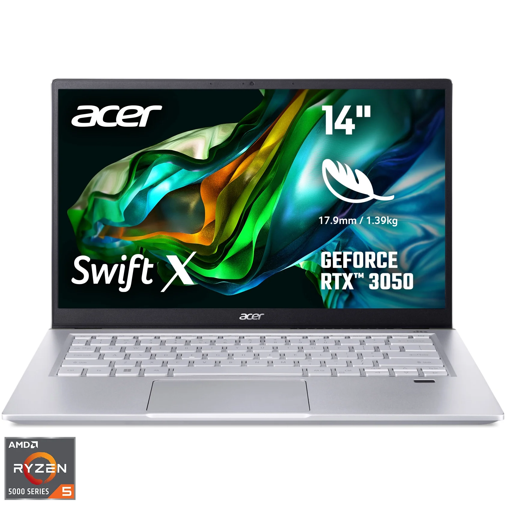 Acer Swift X (SFX14-42G) - front design view Acer Swift X (SFX14-42G) - front design view