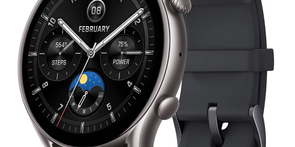 Amazfit GTR 4 - front design view