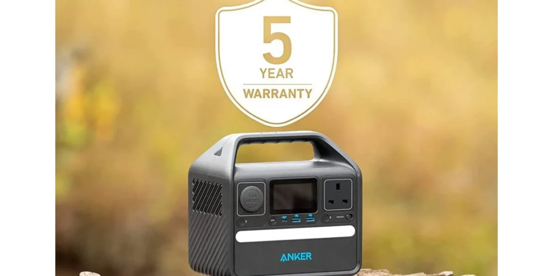 Anker 521 Portable Power Station - side profile