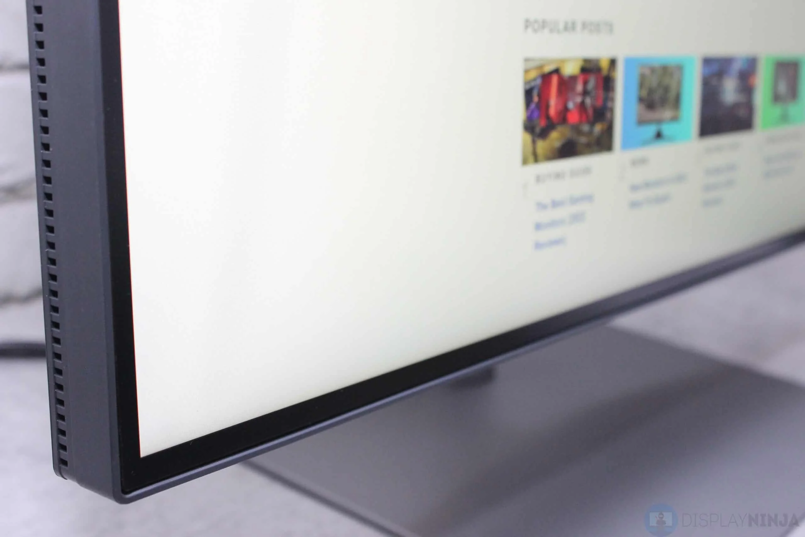 BenQ PD3220U - detail closeup