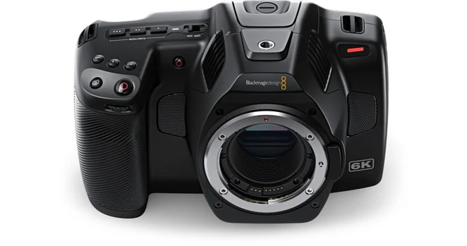 Blackmagic Design Pocket Cinema Camera 6K Pro - detail closeup Blackmagic Design Pocket Cinema Camera 6K Pro - detail closeup