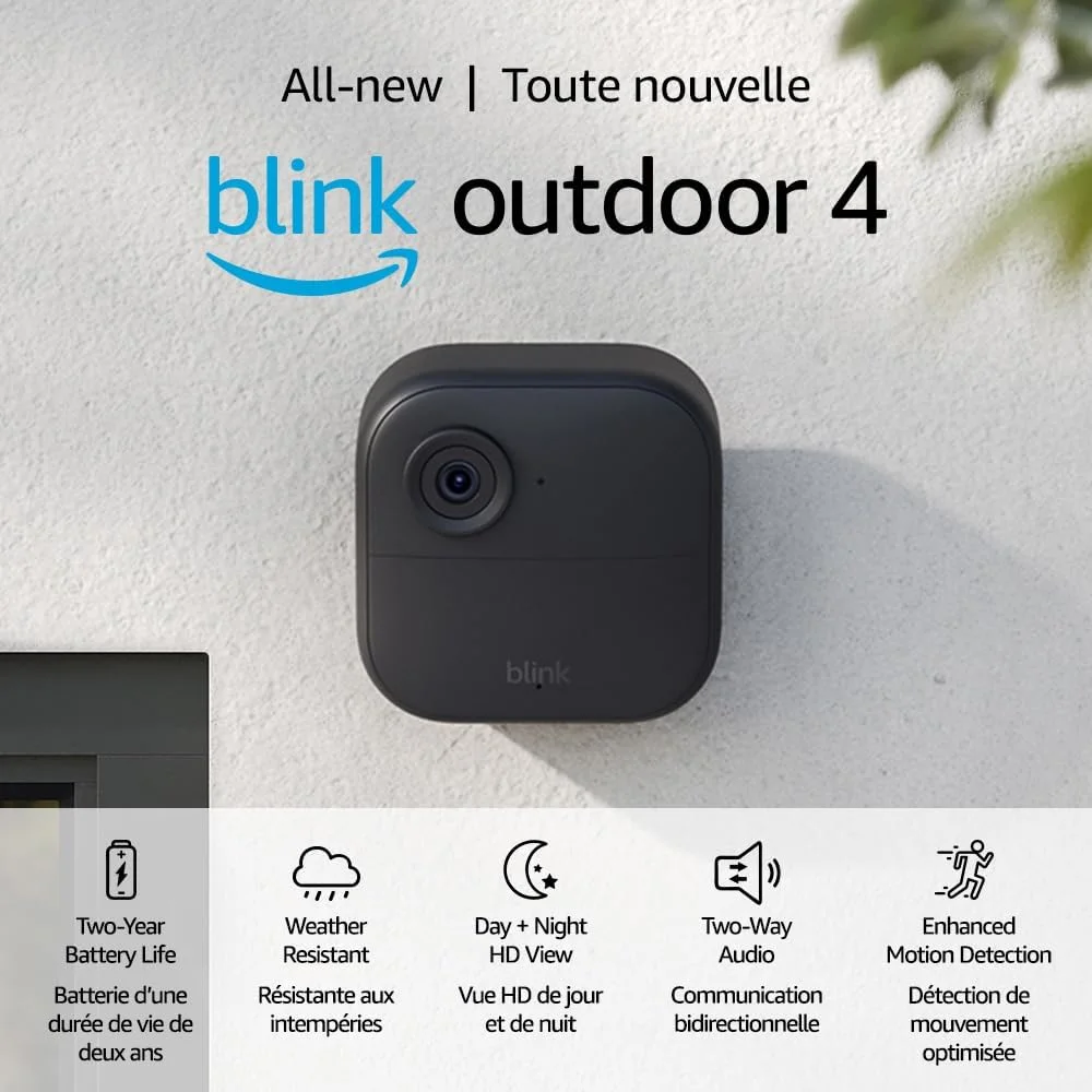 Blink Outdoor 4 (4th Gen) - front design view Blink Outdoor 4 (4th Gen) - front design view