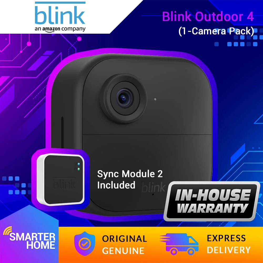 Blink Outdoor 4 (4th Gen) - detail closeup Blink Outdoor 4 (4th Gen) - detail closeup