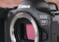 Canon EOS R6 Mark II - front design view