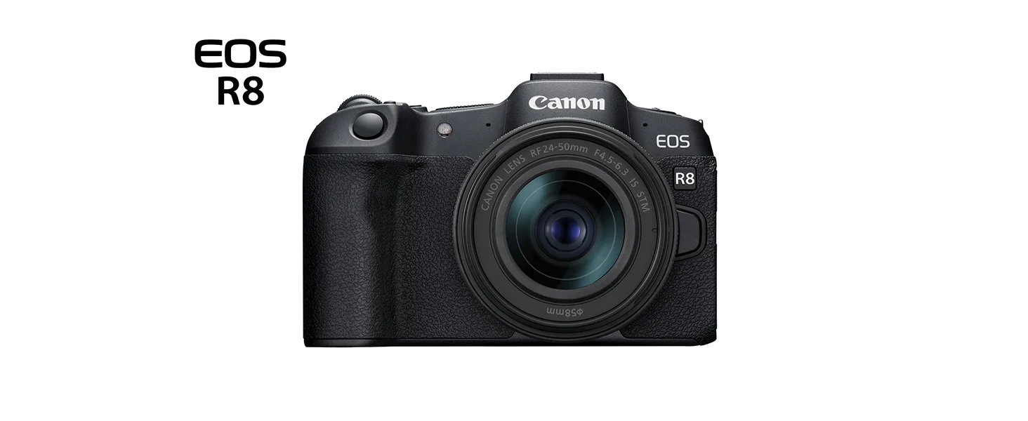 Canon EOS R8 - side profile