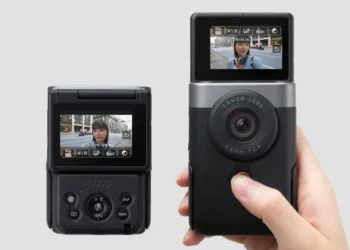 Canon PowerShot V10 - front design view