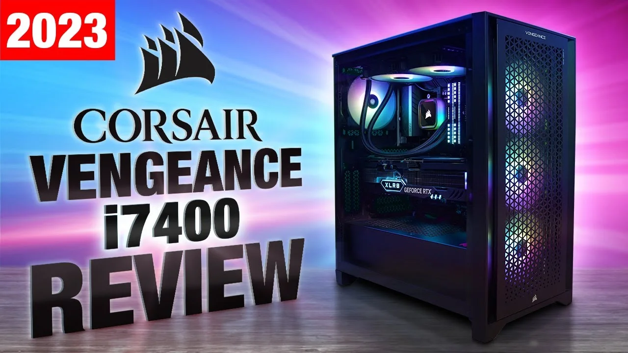 Corsair Vengeance i7400 - detail closeup