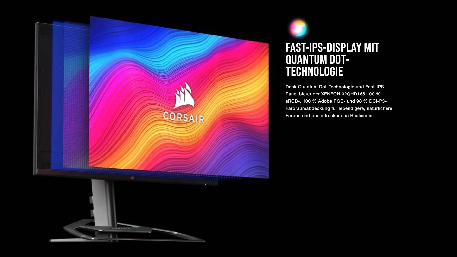 Corsair Xeneon 32QHD165 - in-use shot